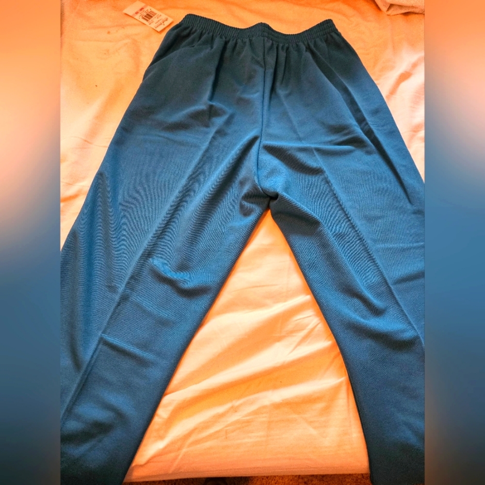 Alfred Dunner Teal Pants, Size 10, NWT